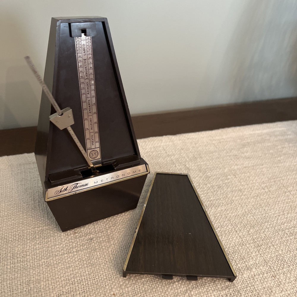 Vintage Seth Thomas Metronome - De Maelzel Wind Up, USA Nice!