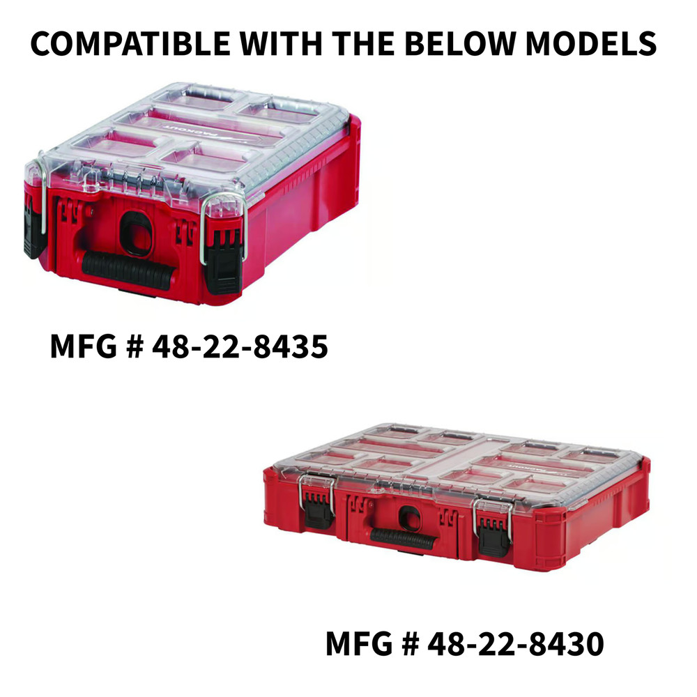 Milwaukee Packout compatible Ammo Inserts double stack.