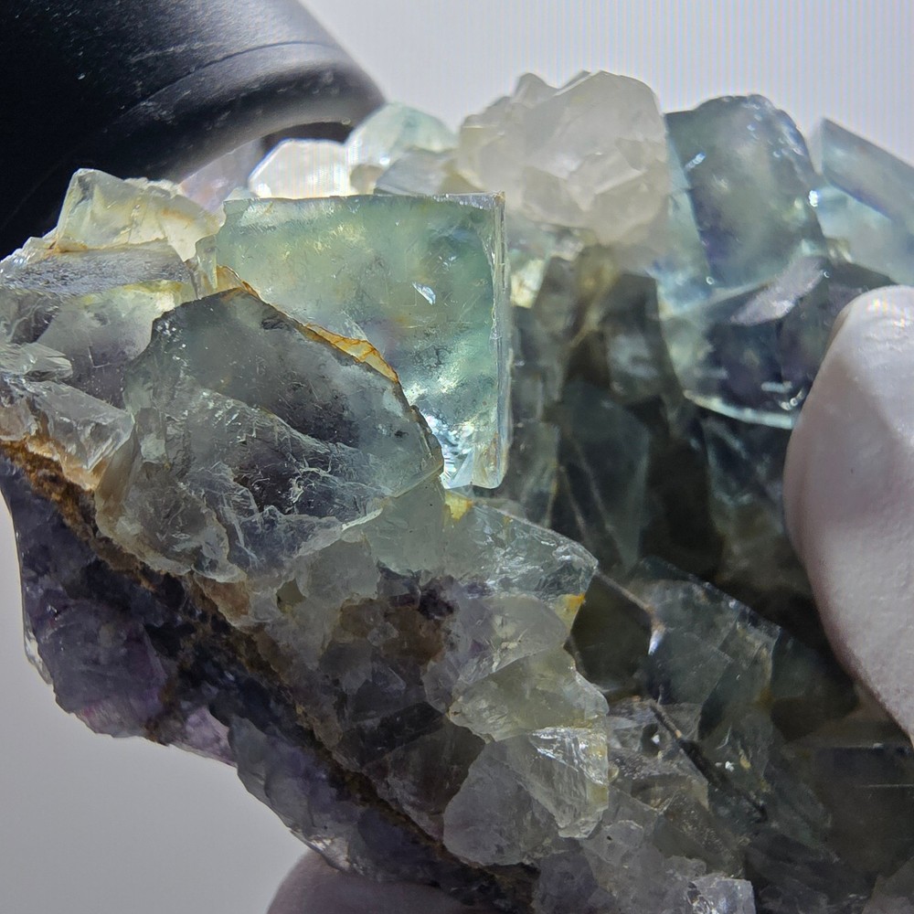 Phantom Fluorite Cube, Quartz Specimen, Parqueted Okorusu, Namibia 54*48*30mm