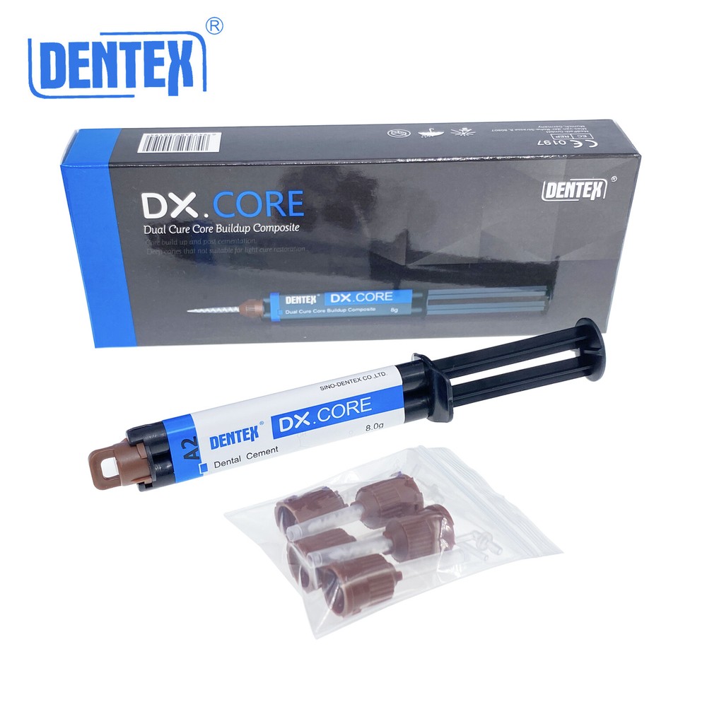 Dentex Dental Dual Cure Flowable Composite Resin Refill Core Build Up DX.CORE