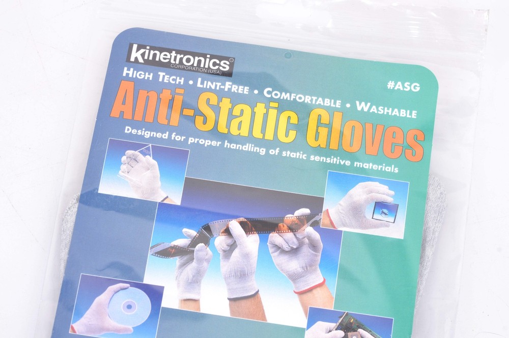 Kinetronics Anti-Static Glove - Medium - ASG-M (1 Pair)