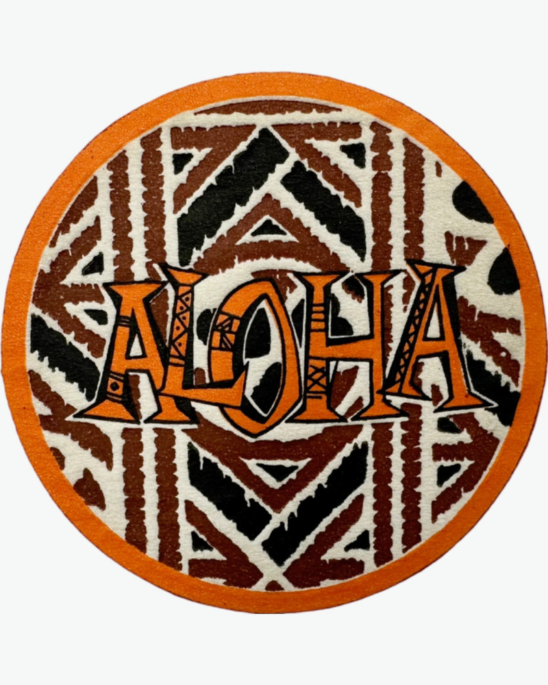 New Set 10 Aloha Paper Coasters Tiki Barware