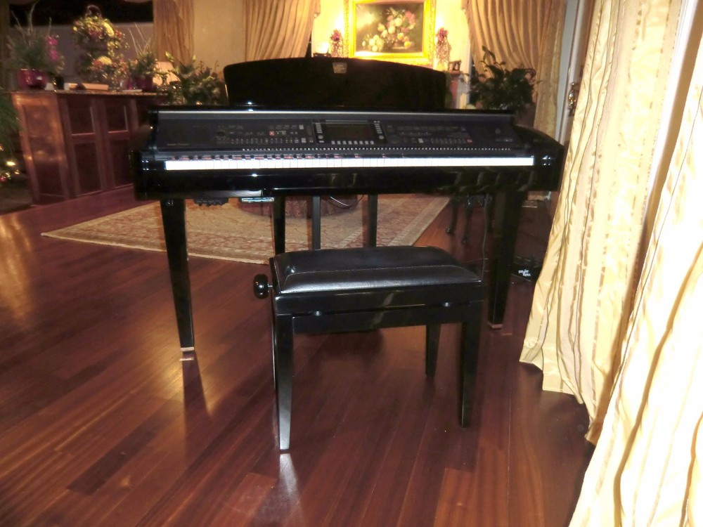 ProRockGear Deluxe Adjustable Piano Bench, Black