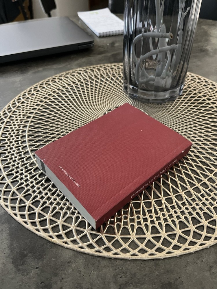 Omega Operating Instructions Booklet Manual