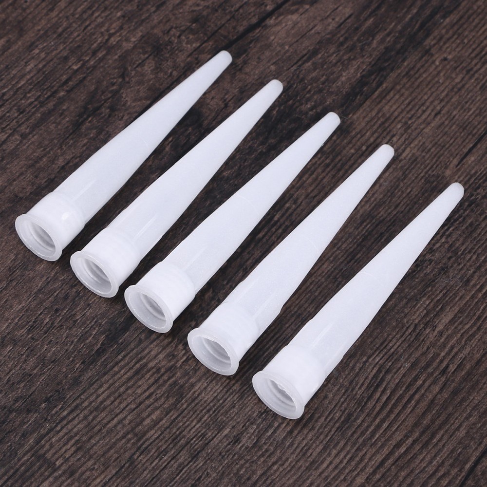 20 Pcs Reusable Caulking Nozzle Set Replaceable Plastic Ink Grip