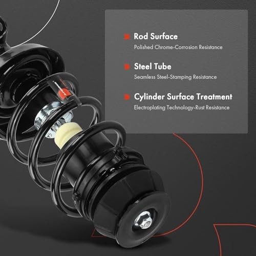 Front Complete Strut & Coil Spring Assembly Compatible with Saturn Front Side