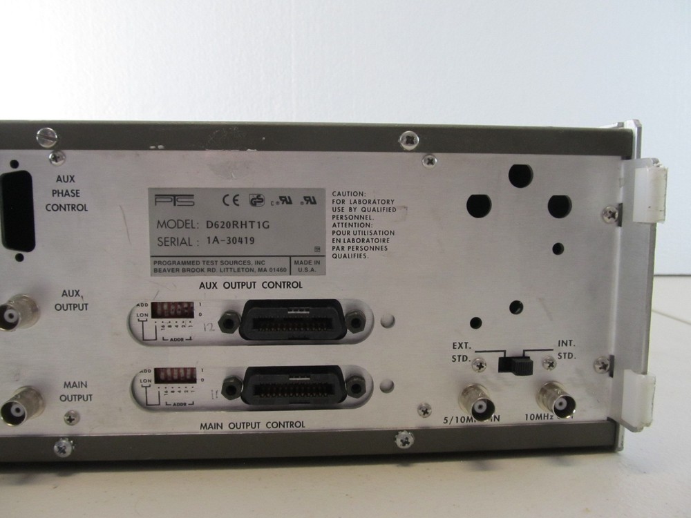 PTS D620 Frequency Synthesizer Test Source 1-620 MHz D620RHT1G