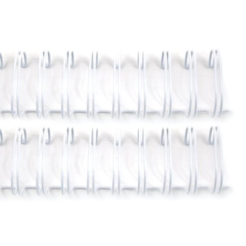 Creative 1-Inch White Binding Wire - Ideal for Crafts & Book Projects (2 Pack)