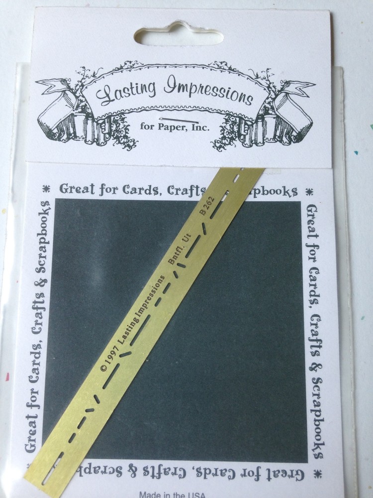 Lasting Impressions Brass Embossing Stencils B262 NEW