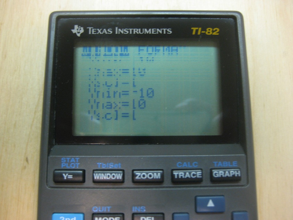 Texas Instruments TI-82 Graphing Calculator