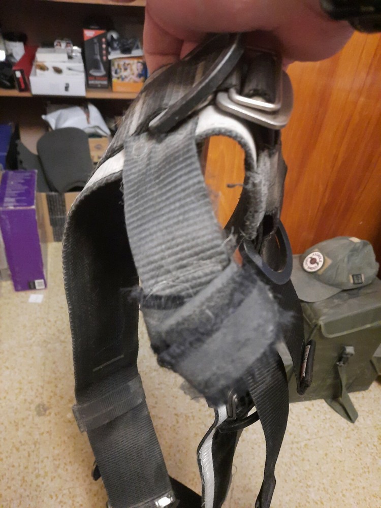 French Fire Brigade Surplus Safety Belt, Used