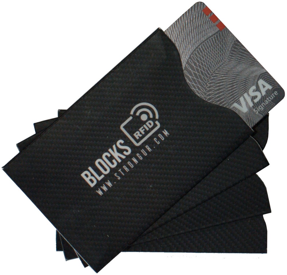 Strongur RFID Blocking Sleeve - Package of 4 Sleeves