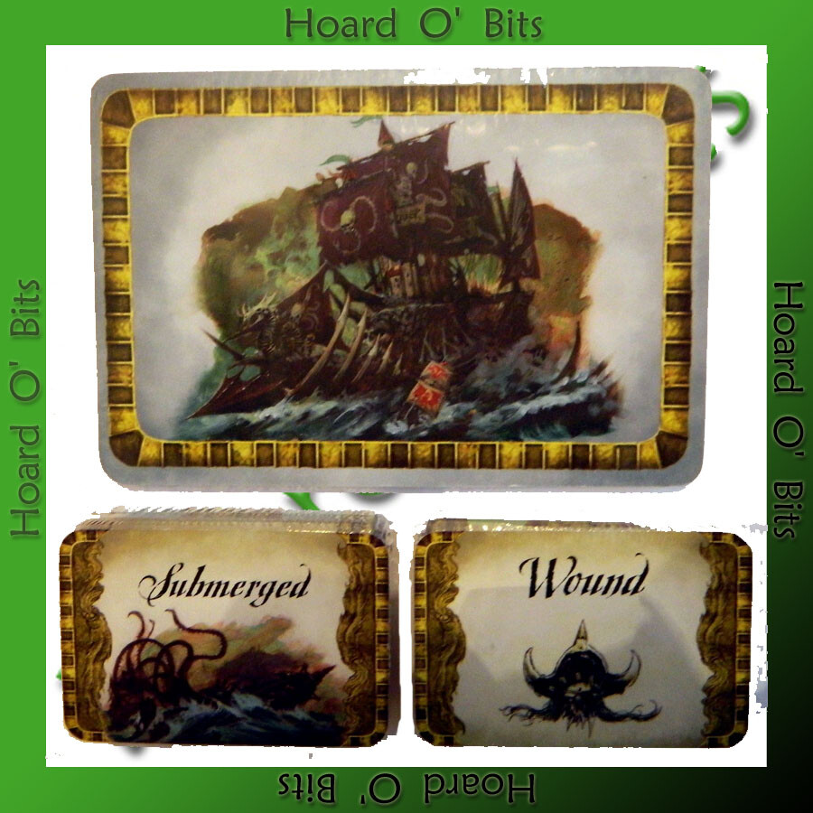 WARHAMMER DREADFLEET BIN BITS - REPLACEMENT CARD SET