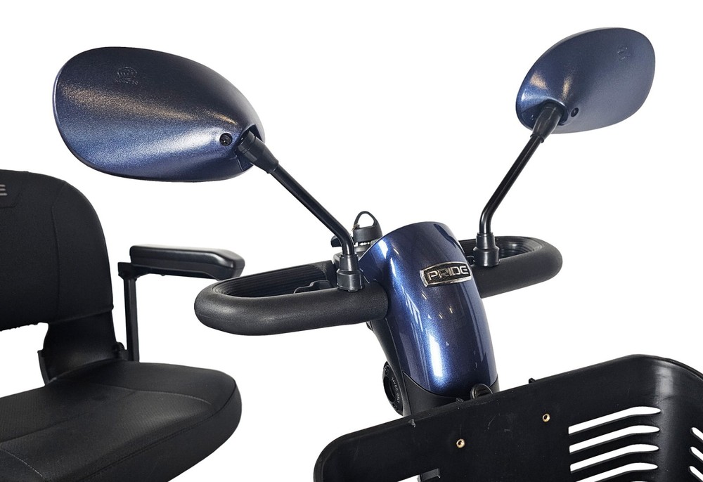 Rear View Mirror Pair For Most Pride Mobility Scooters BLUE