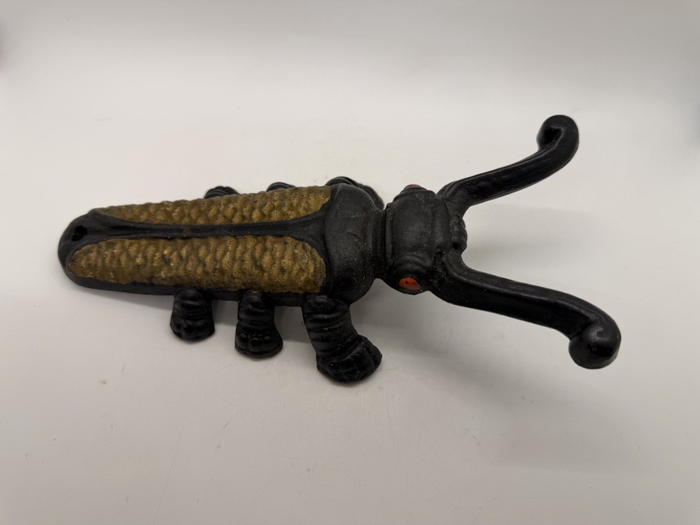 Vintage Cast Iron Beetle Bug Western Boot Jack Puller Tool #669