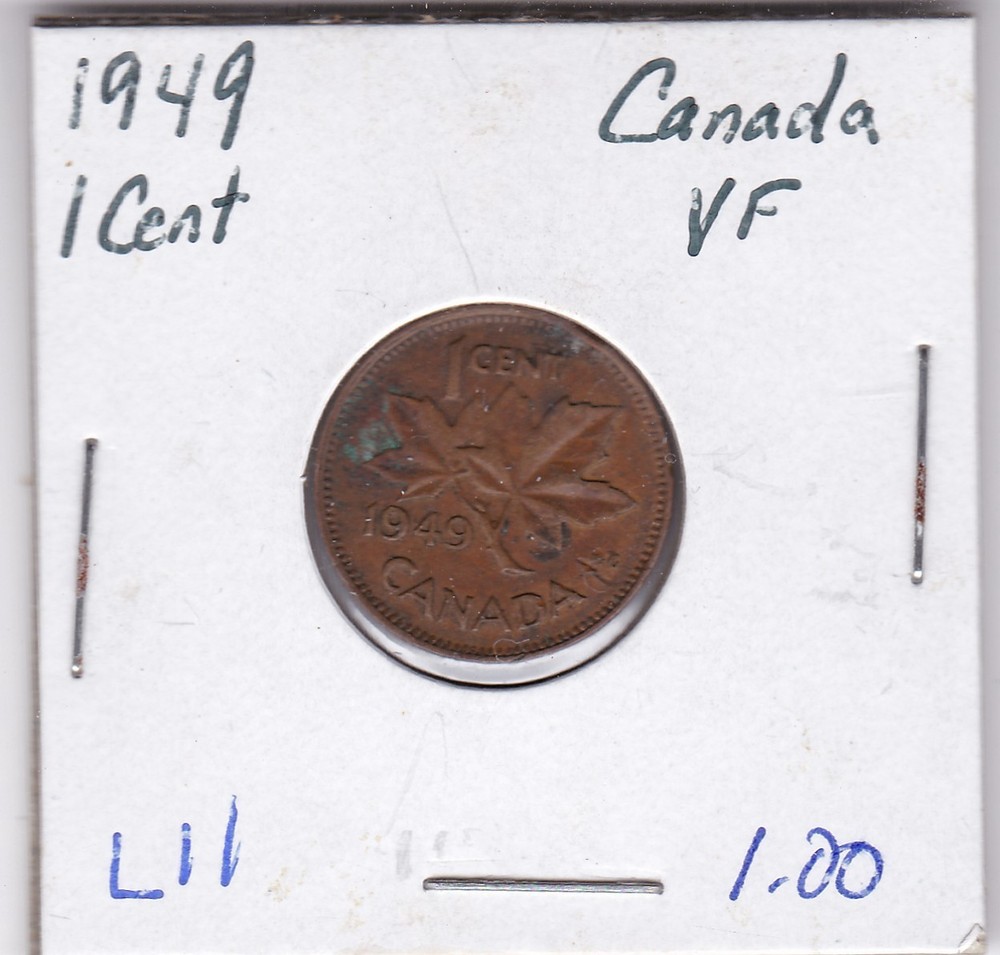 1949 Canada One Cent L11