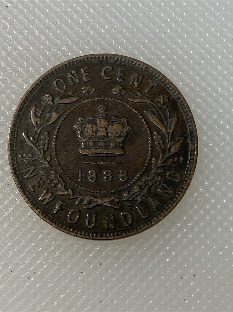 1888 newfoundland cent D1
