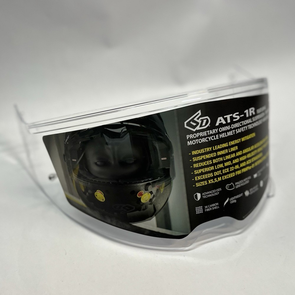 6D HELMETS 82-5001 ATS-1R Shield - Clear