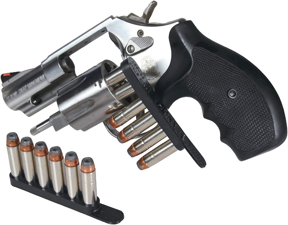 Portable Black Nylon Speed Strips - Efficient Loading Device for Revolvers