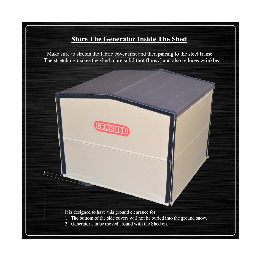 Generator Shed - Combining Generator Covers While Running & Generator Covers ...
