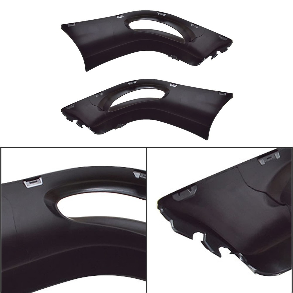 2-Pack Front Bumper Lip Splitter Black for Corolla 2005-2008