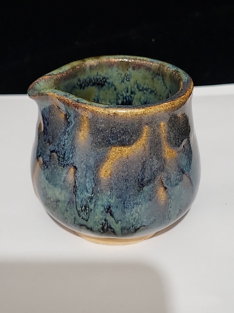 Handmade Creamer Pottery. Signed Artist