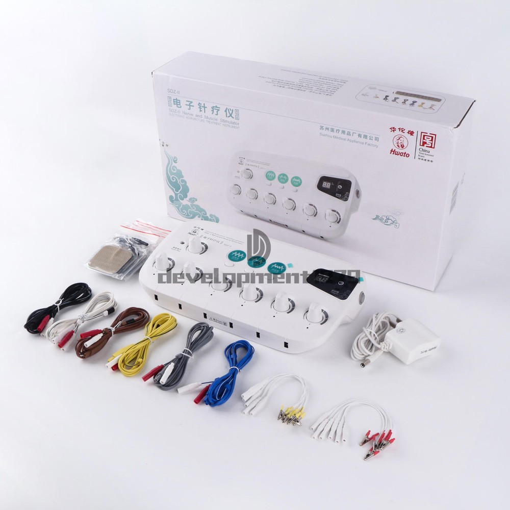 1pcs SDZ-II Stimulator Needle Therapy Acupuncture Machine 6 Output Channel
