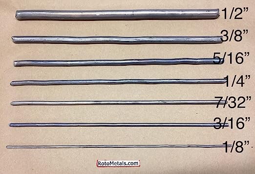 1/8 inch Diameter Pure 99.9% Lead Wire Per Foot