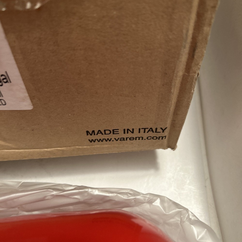 VAREM ITALY RED CENTRAL HEATING EXPANSION TANK 1.3 Gal. 90psi, 3/4”