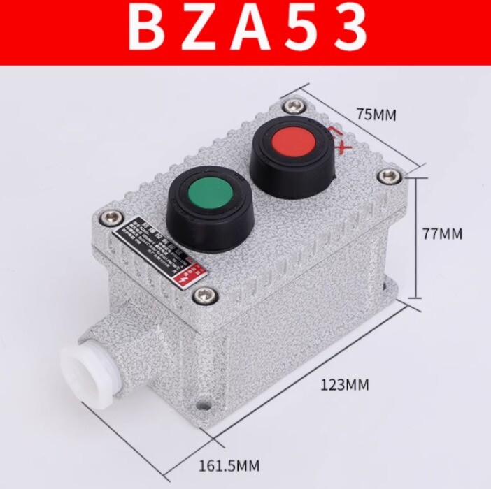 Explosion-Proof Button Switch BZA53-2H Control Switch Button Box LA53-1/2/3H