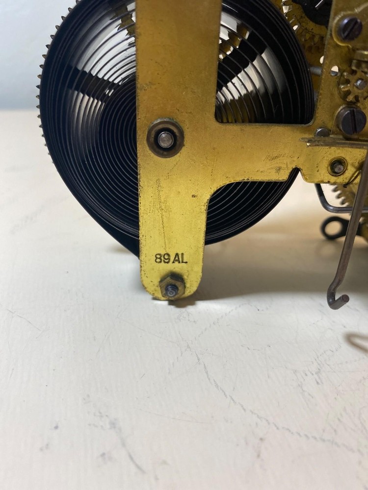Working Antique Seth Thomas 89AL 8 Day Time & Strike Clock Movement