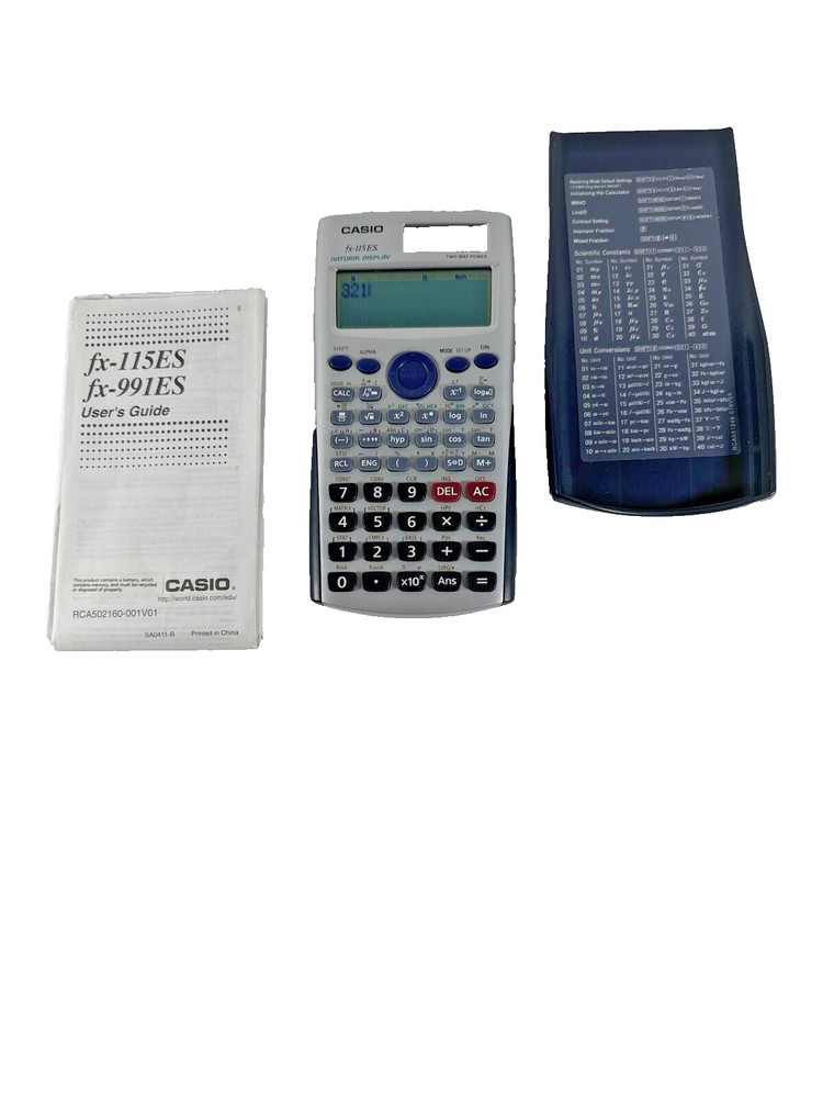 Casio FX-115ES Scientific Calculator 2 WAY POWER