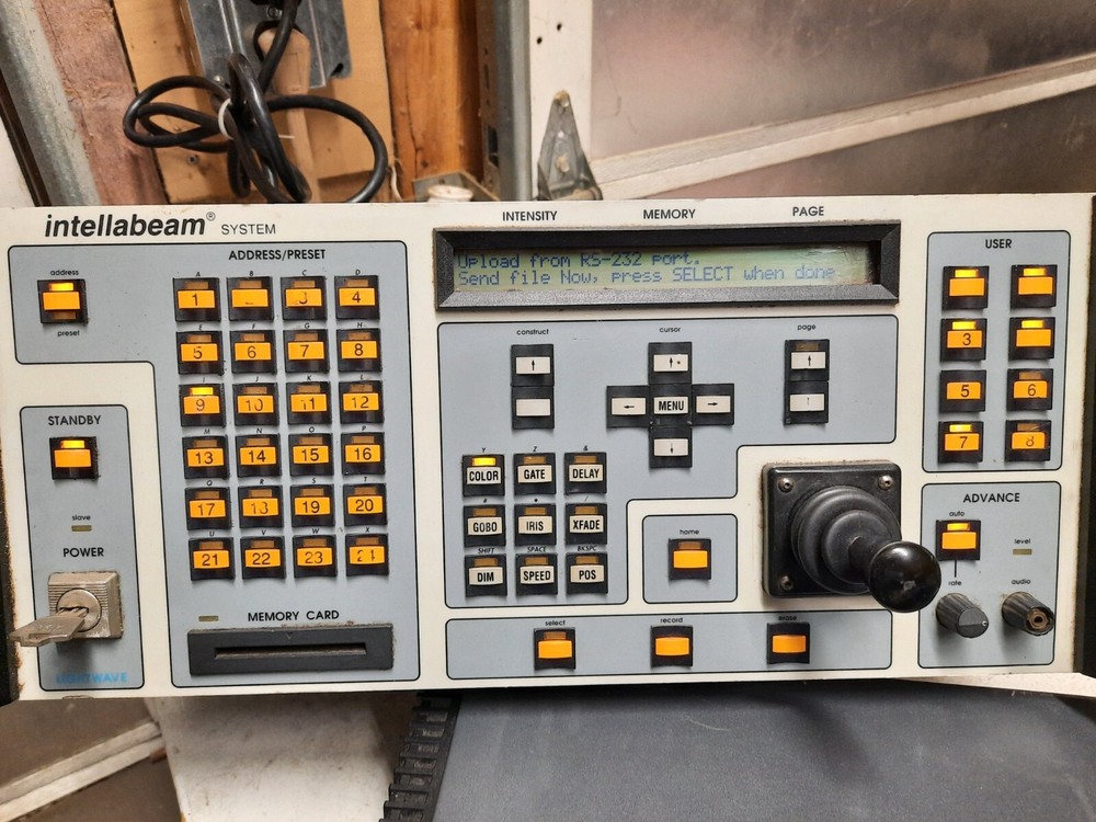 Intellabeam System Lighting Controller LCD Screen Lightwave Research High End