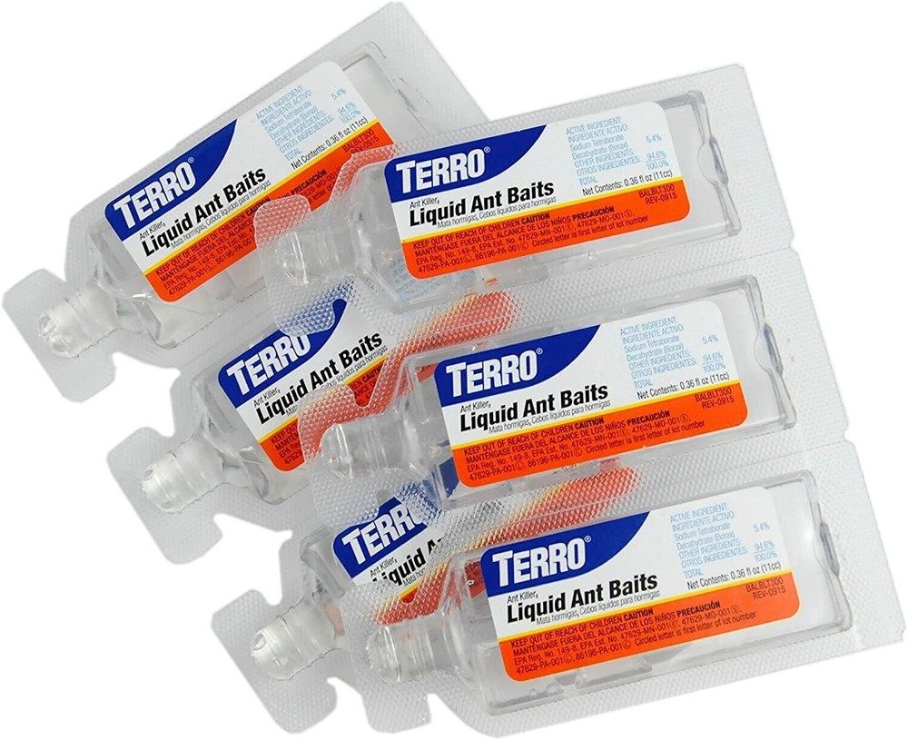 TERRO Liquid Ant Bait - 6 Bait Stations, Effective Control Fast Delivery