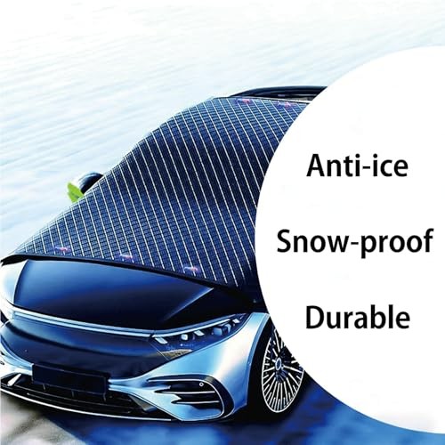 2 Pcs - Windshield Cover for Ice and Snow - 600D Windshield Snow Cover 2Pcs