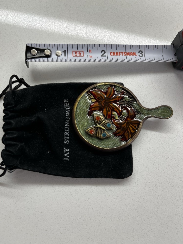 Jay Strongwater tiny hand mirror