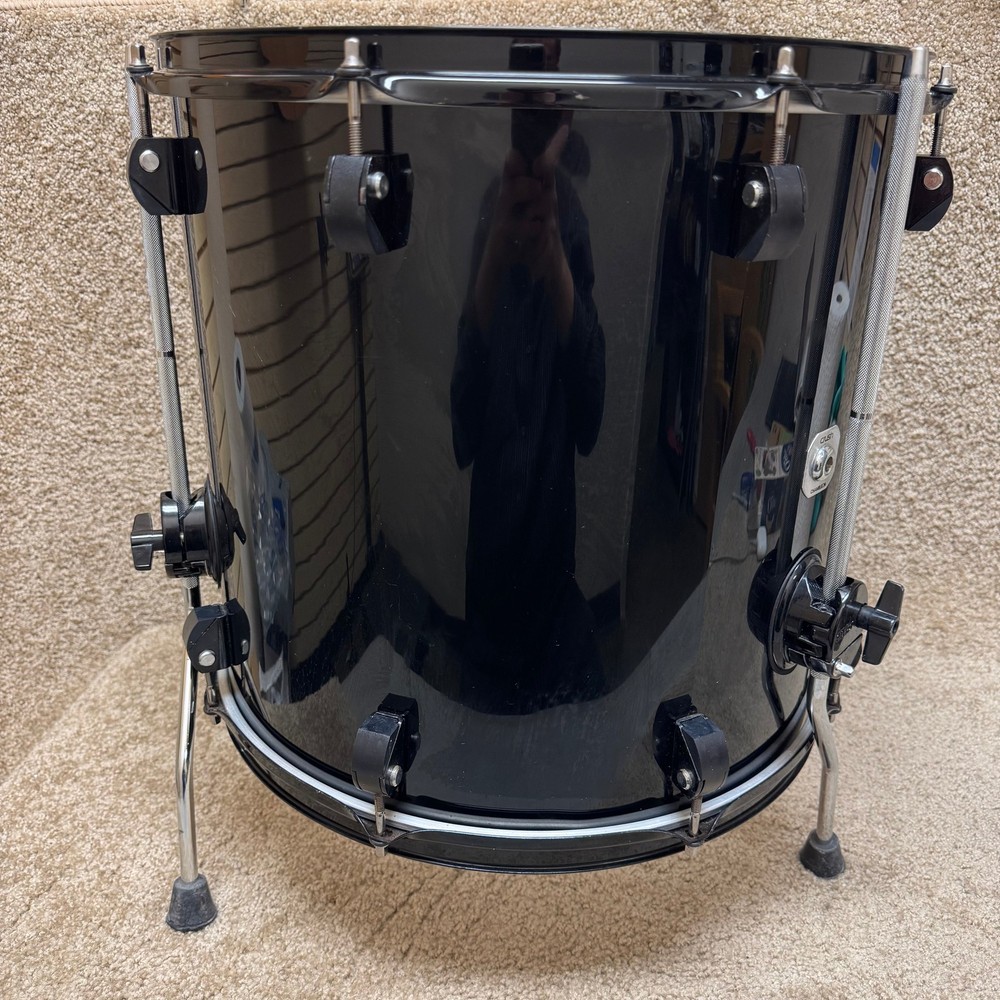 Crush Chameleon Floor Tom 16x15 Black