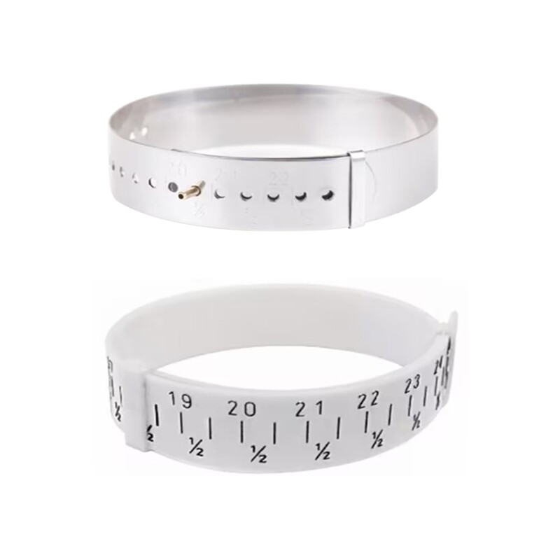 Jewelry Making Tool Adjustable Bangle Gauge Sizer Bracelets Sizing Tools 15-25cm