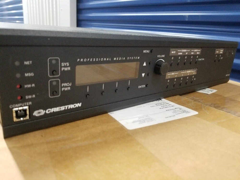 CRESTRON MPS-100 Multimedia Presentation System Control Switcher Audio Amplifier