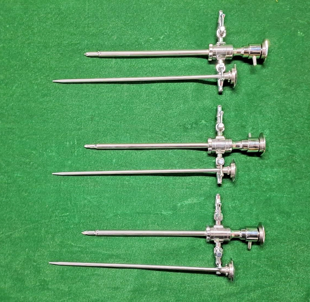 Laparoscopic Arthroscopy Sheath 4mm Reusable Best Quality Instruments - 3 Set