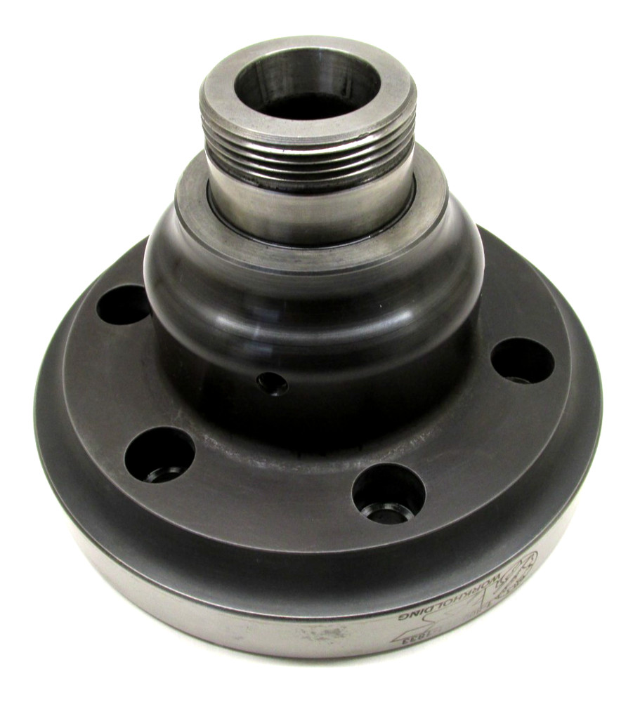 NICE! ATS 5C COLLET CHUCK CNC LATHE PULLBACK NOSEPIECE w/ A2-6 MOUNT - #A6-5CA