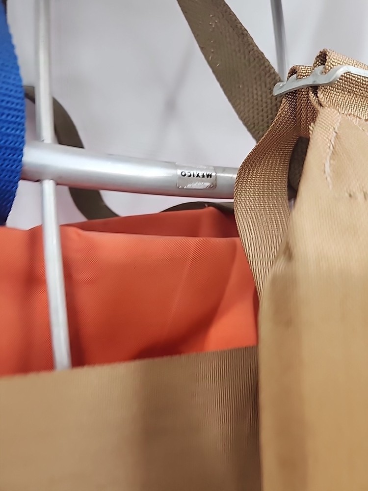 Skyline Camp Trail External Frame Hiking Backpack, Orange VTG