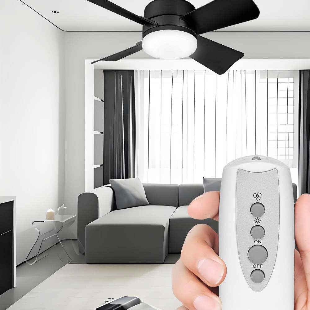 Replacement Remote Control for Socket Fan Light – Compatible with Bell+Howell So