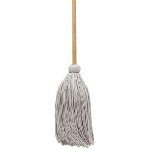 Boardwalk BWKCD50020S Cotton Mop Head White #20 50" Handle