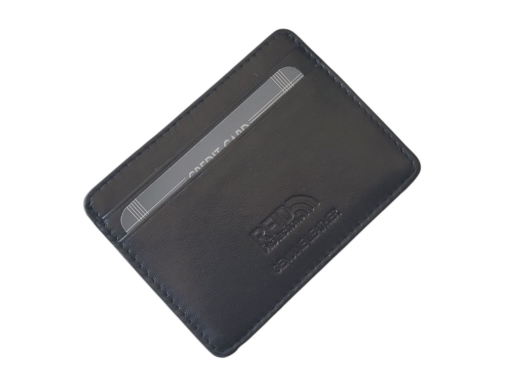 Genuine Leather Slim Wallet RFID Blocking Secure Credit Card ID Case Wallet