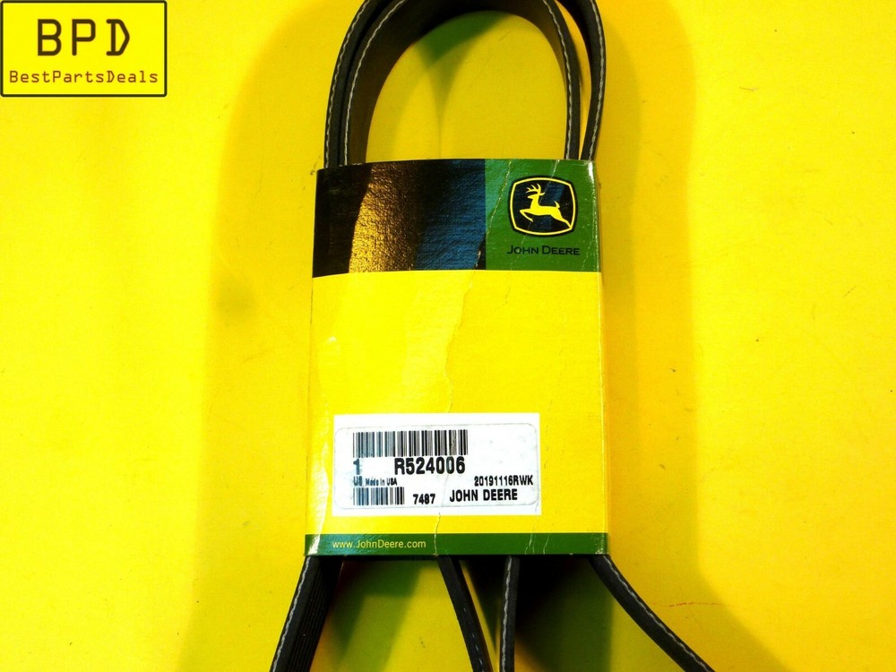 Genuine Poly-Rib Serpentine Belt OEM JOHN DEERE R524006