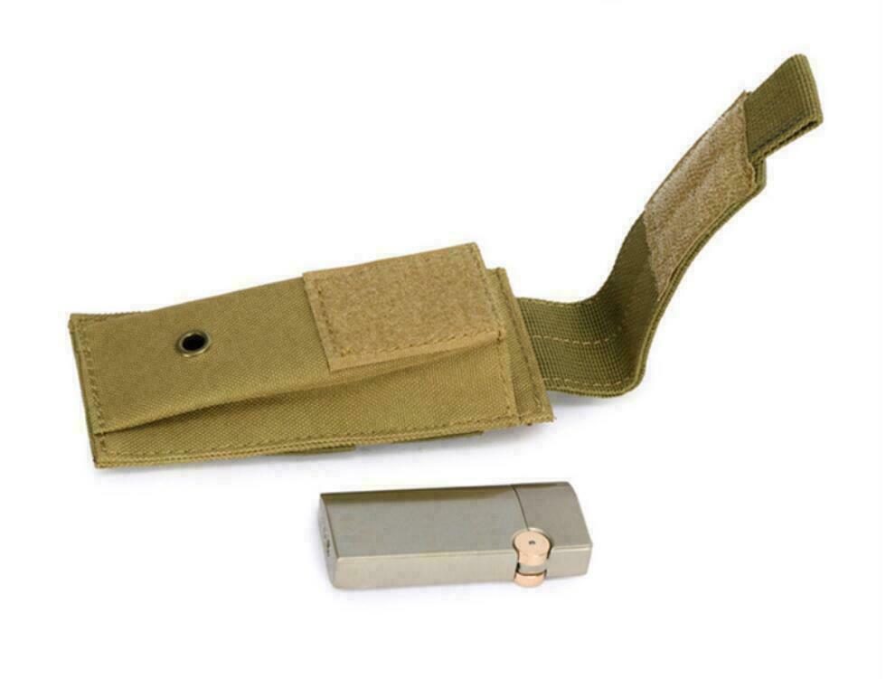 Tactical 9mm Magazine Pouch Molle Single/Double Stack Pistol Mag Bag Holder Case