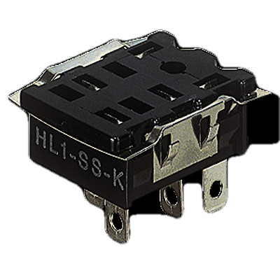HL1-SS-K Relay Socket 5Pos Panel Mount 10A250VAC