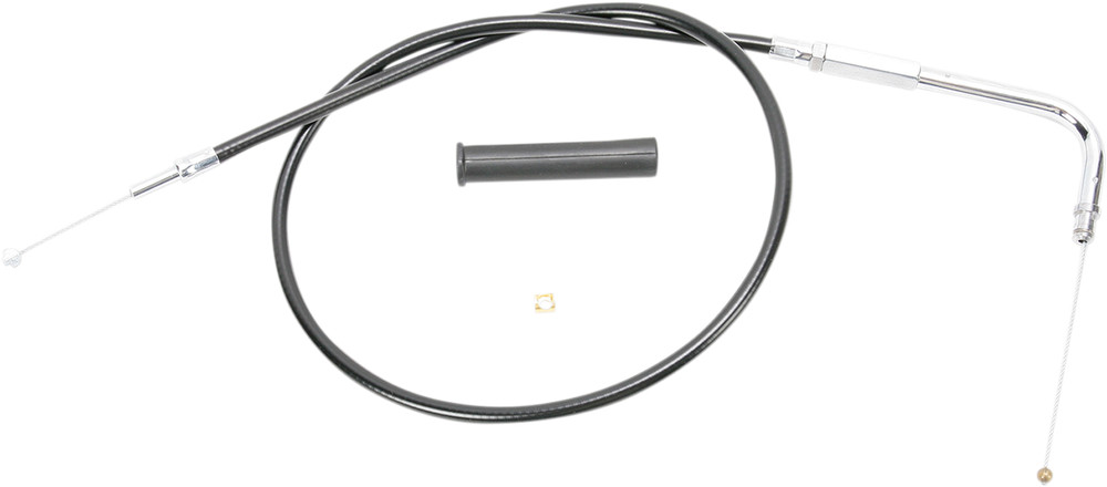 DRAG SPECIALTIES Black Vinyl Throttle Cable - 28-1/2" 4332602B