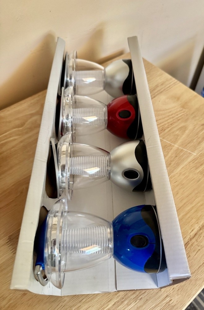 Mini Plastic Lanterns Set Of Four